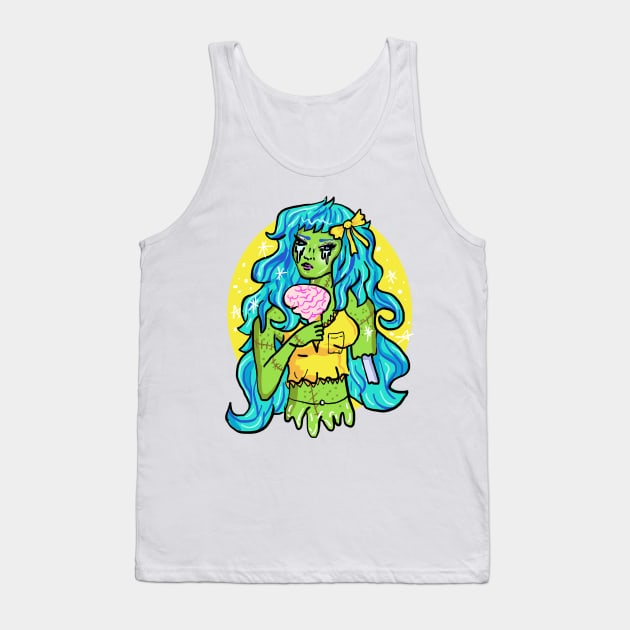 Zombie Gal Kawaii Shirt Tank Top by LunaElizabeth